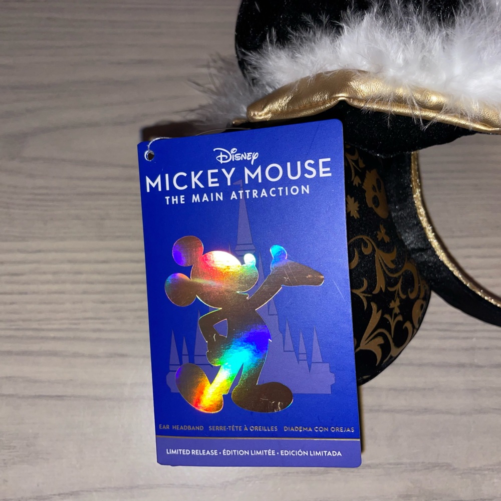Disney World 50th Mickey Main Attraction Pirates Of The Caribbean Ear Headband - Picture 3 of 6